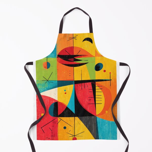 Item preview, Geometric Abstract Composition - Overlapping Bright Shapes with Bold Lines and Modern Movement designed and sold by OlfactoART Studio.