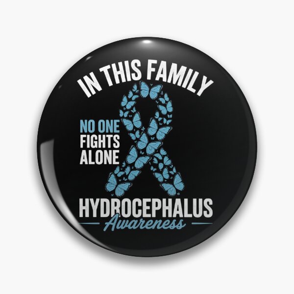 Item preview, Hydrocephalus Awareness Month Butterflies Light Blue Ribbon designed and sold by BlassmausArt.