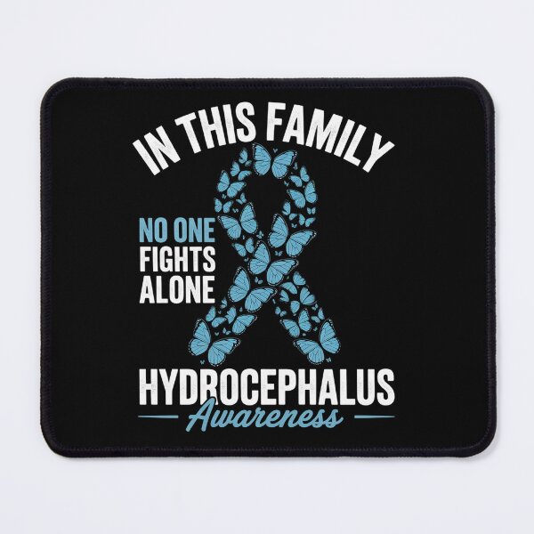 Item preview, Hydrocephalus Awareness Month Butterflies Light Blue Ribbon designed and sold by BlassmausArt.
