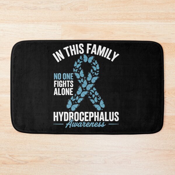 Item preview, Hydrocephalus Awareness Month Butterflies Light Blue Ribbon designed and sold by BlassmausArt.