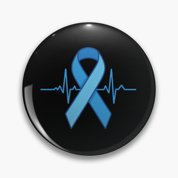Item preview, Hydrocephalus Awareness Month Heartbeat Blue Ribbon designed and sold by BlassmausArt.