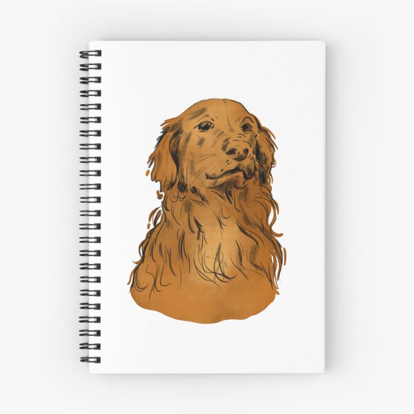 Item preview, Golden Boy — Warm Dog Portrait Print designed and sold by AnnaVikhrArt.