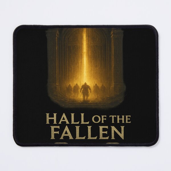 Item preview, Hall of the Fallen Valhalla Gates Viking Warriors designed and sold by Mythborn Saga.