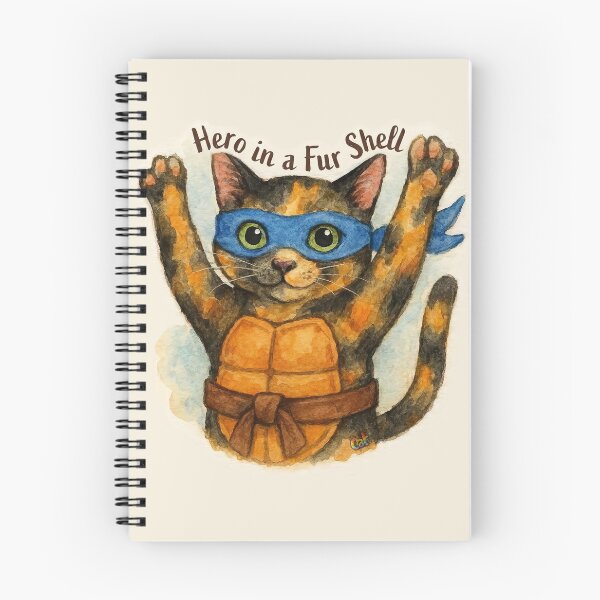 Item preview, Hero in a Fur Shell Ninja Cat designed and sold by CAutumnTrapp.