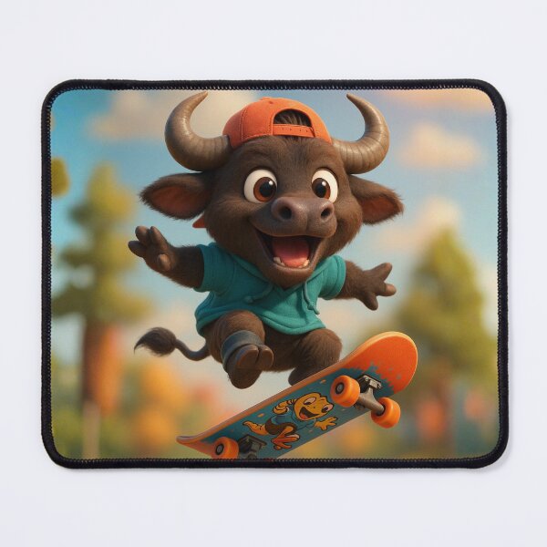 Item preview, Skater Water Buffalo designed and sold by Sillytoe.