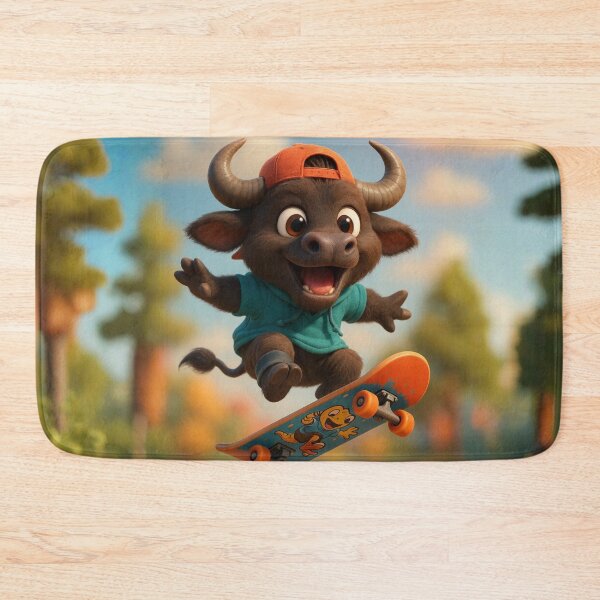 Item preview, Skater Water Buffalo designed and sold by Sillytoe.