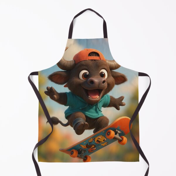 Item preview, Skater Water Buffalo designed and sold by Sillytoe.