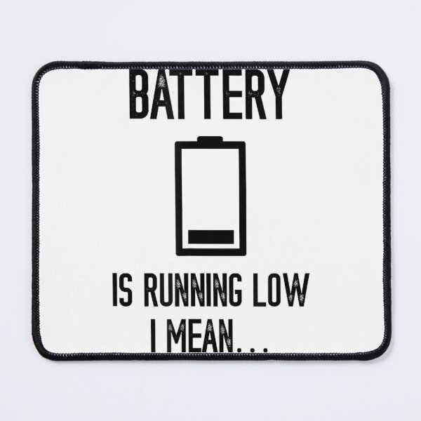 Item preview, Social Battery Running Low Funny Social Introvert People Shy T-Shirt designed and sold by KTY-NUSS.