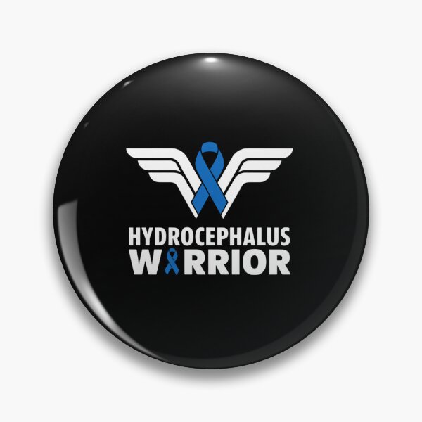 Item preview, Hydrocephalus Awareness Warrior Support Survivor Blue Ribbon designed and sold by BlassmausArt.