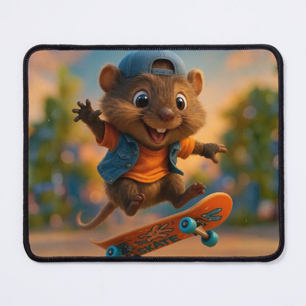 Item preview, Skater Water Vole designed and sold by Sillytoe.