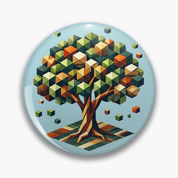 Item preview, Geometric Macadamia Tree Gamer Design designed and sold by quigeebo designs.