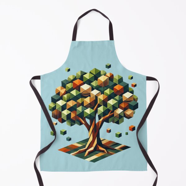 Item preview, Geometric Macadamia Tree Gamer Design designed and sold by quigeebo designs.