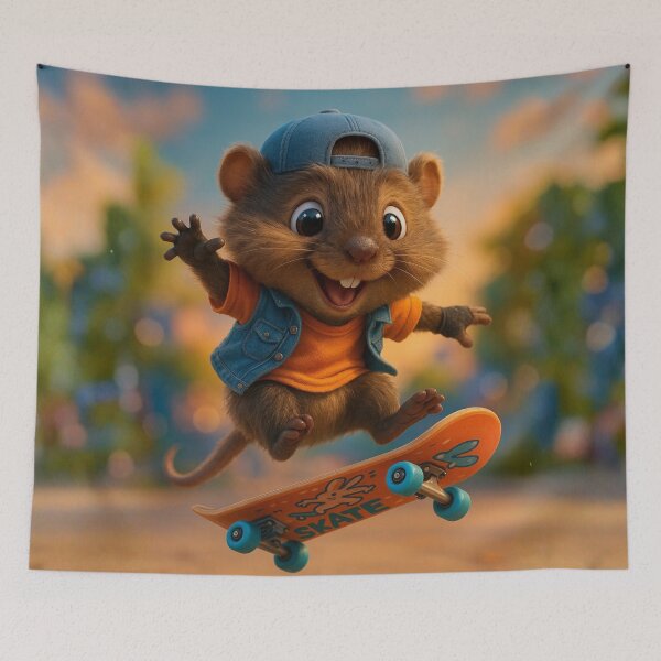 Item preview, Skater Water Vole designed and sold by Sillytoe.
