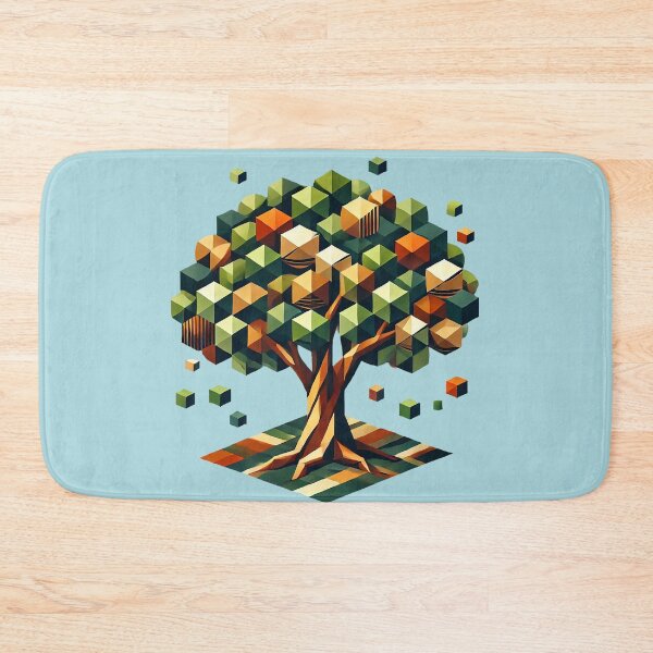 Item preview, Geometric Macadamia Tree Gamer Design designed and sold by quigeebo designs.