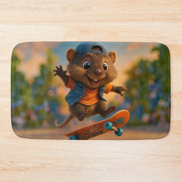 Item preview, Skater Water Vole designed and sold by Sillytoe.