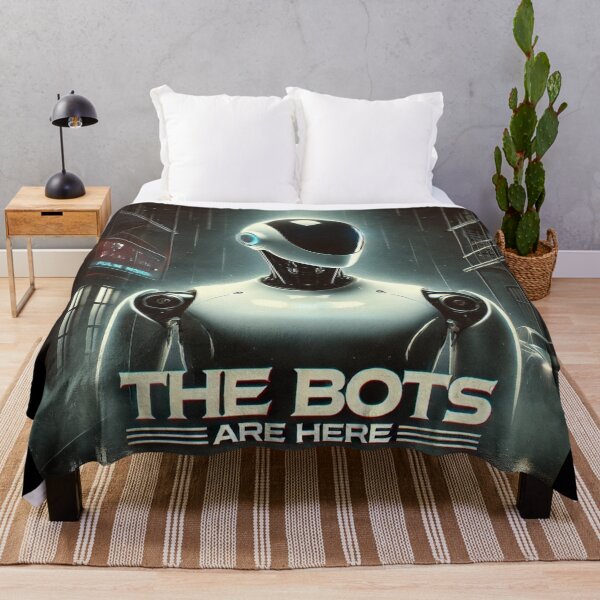 Item preview, humanoid robot AI Robots Future Tech Design | The Bots Are Coming Futuristic designed and sold by TEEJAMBOREE.