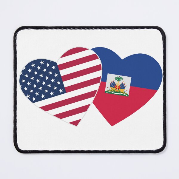 Item preview, Vintage Haiti - American Flag Heart For Haitian  designed and sold by first-shirt ⭐ ⭐ ⭐ ⭐ ⭐.