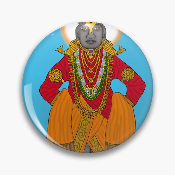 Item preview, Vithhal  Divine Drawing | Spiritual Hindu Couple Artwork designed and sold by Harshit_Digital_Arts.