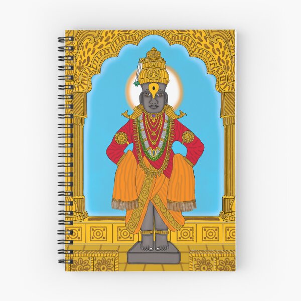 Item preview, Vithhal  Divine Drawing | Spiritual Hindu Couple Artwork designed and sold by Harshit_Digital_Arts.