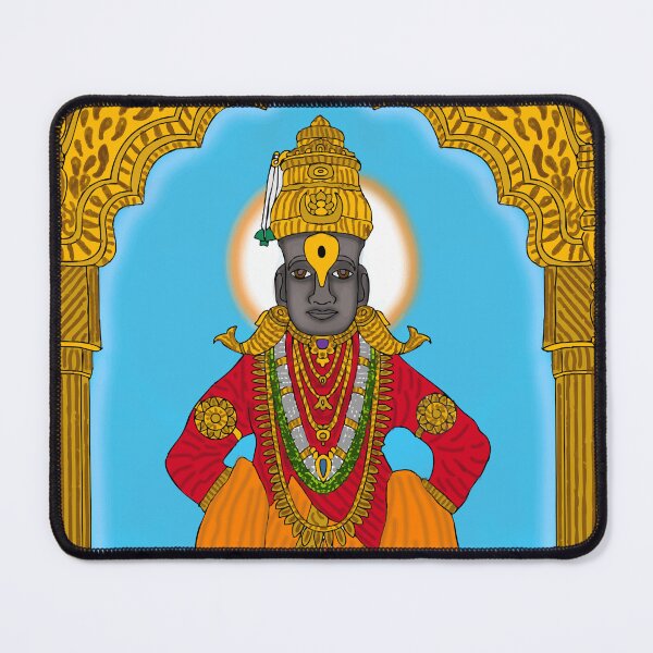 Item preview, Vithhal  Divine Drawing | Spiritual Hindu Couple Artwork designed and sold by Harshit_Digital_Arts.
