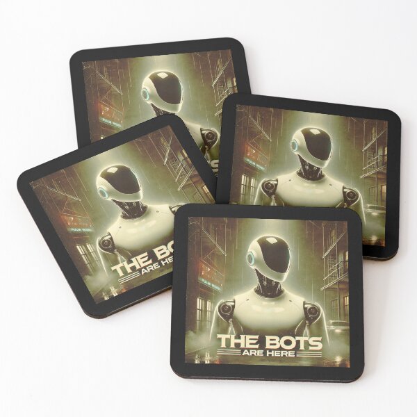 Item preview, humanoid robot AI Robots Future Tech Design | The Bots Are Coming Futuristic  designed and sold by TEEJAMBOREE.
