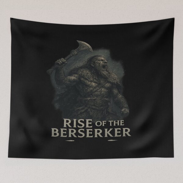 Item preview, Rise of the Berserker Viking Rage Warrior Shirt designed and sold by Mythborn Saga.