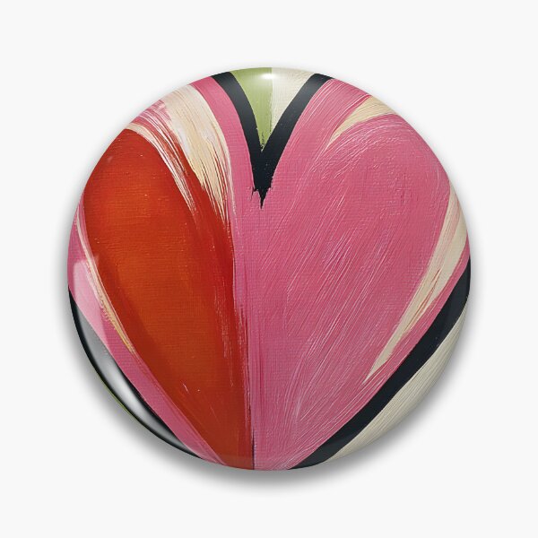Item preview, Vibrant Heart Greeting Card - Bold Color Love Design with Green Orange and Pink Abstract Background designed and sold by OlfactoART Studio.