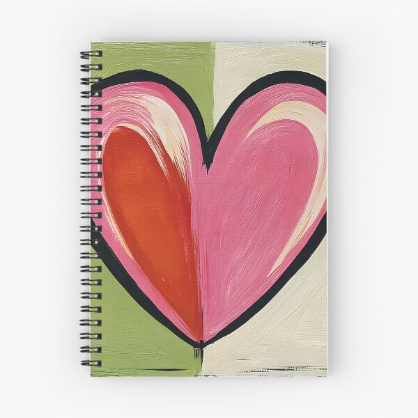 Item preview, Vibrant Heart Greeting Card - Bold Color Love Design with Green Orange and Pink Abstract Background designed and sold by OlfactoART Studio.