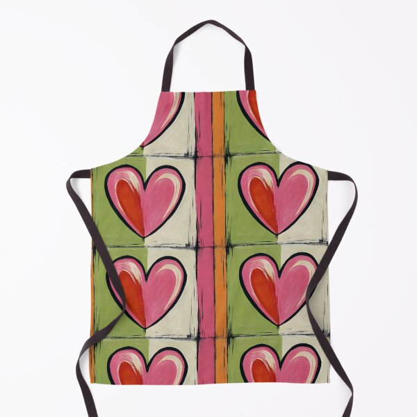 Item preview, Vibrant Heart Greeting Card - Bold Color Love Design with Green Orange and Pink Abstract Background designed and sold by OlfactoART Studio.