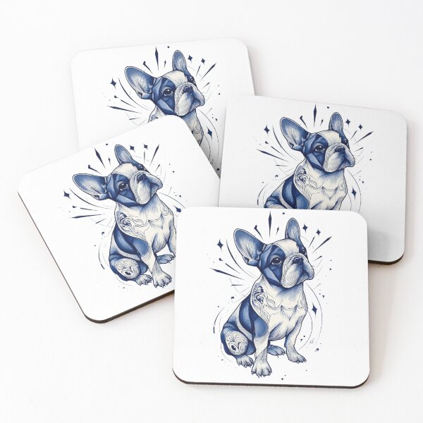Item preview, Blue French Bulldog puppy dog designed and sold by MendaciousMina.