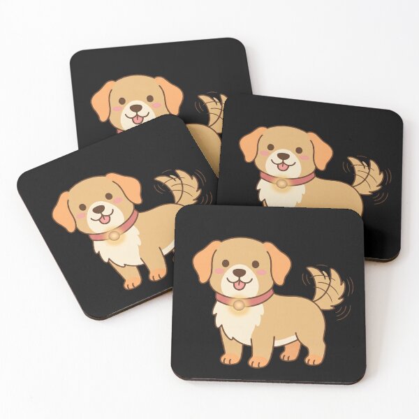 Item preview, Happy Golden Puppy Wagging Joy designed and sold by AbanoubStore.