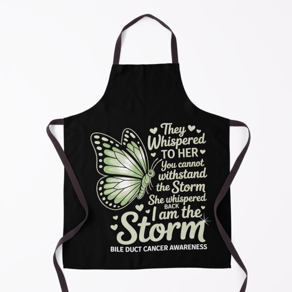 Item preview, I am the storm Bile Duct Cancer Awareness Butterfly designed and sold by BlassmausArt.