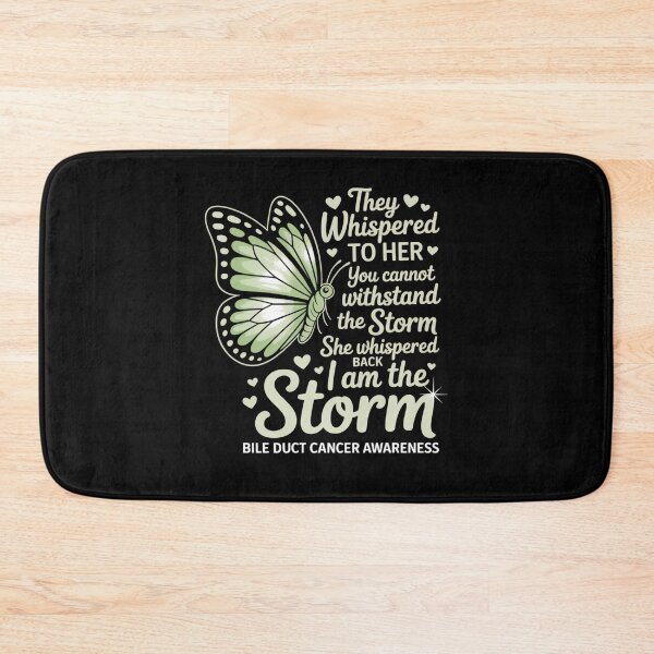 Item preview, I am the storm Bile Duct Cancer Awareness Butterfly designed and sold by BlassmausArt.