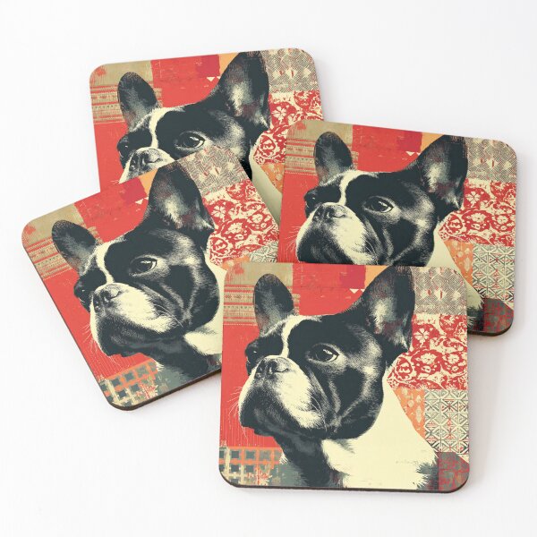 Item preview, Patchwork French Bulldog puppy dog designed and sold by MendaciousMina.