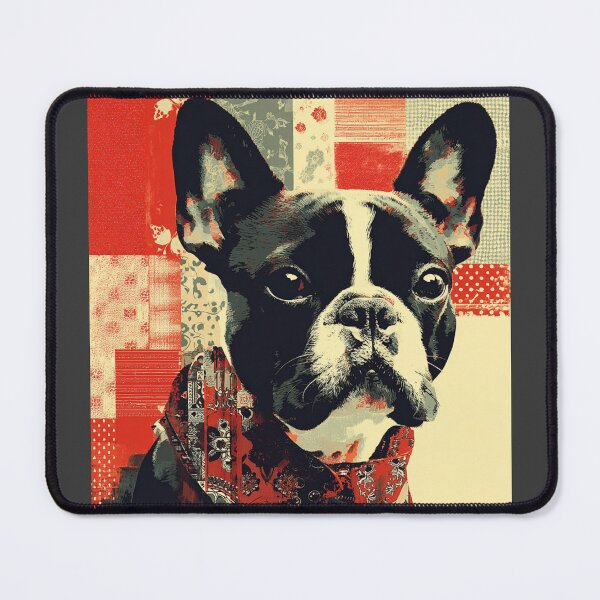 Item preview, Patchwork French Bulldog puppy dog designed and sold by MendaciousMina.