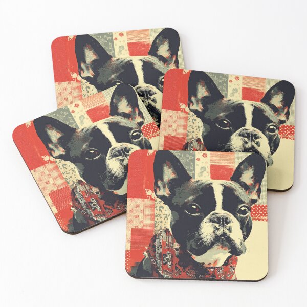Item preview, Patchwork French Bulldog puppy dog designed and sold by MendaciousMina.