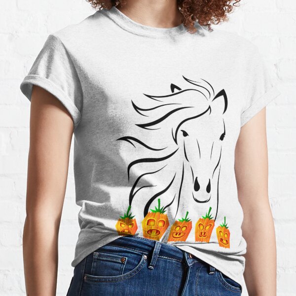 Horse Head With Bridle Logo Womens Tee Shirt Pick Size Color Petite Regular Horse Head With Bridle Logo Womens Tee Shirt Pick Size Color Petite Regular