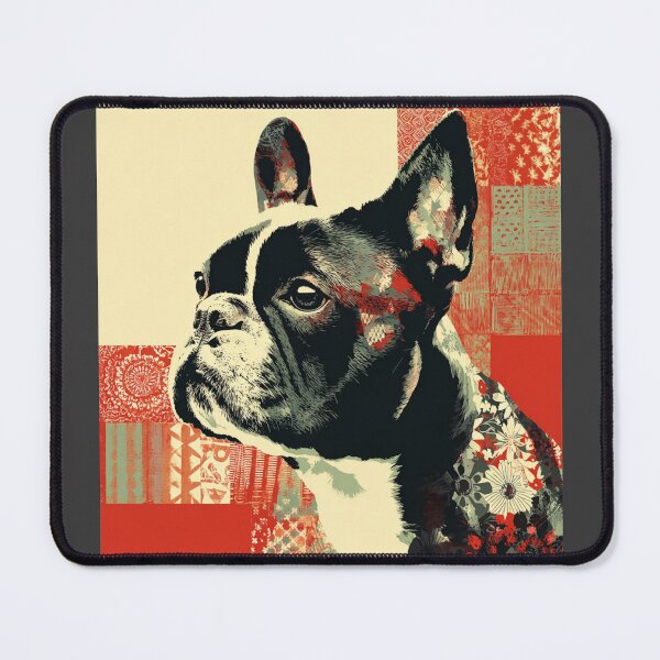 Item preview, Patchwork French Bulldog puppy dog designed and sold by MendaciousMina.