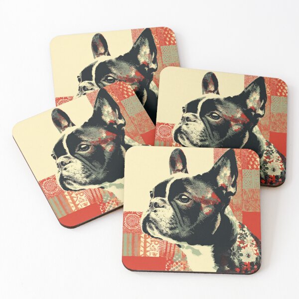 Item preview, Patchwork French Bulldog puppy dog designed and sold by MendaciousMina.