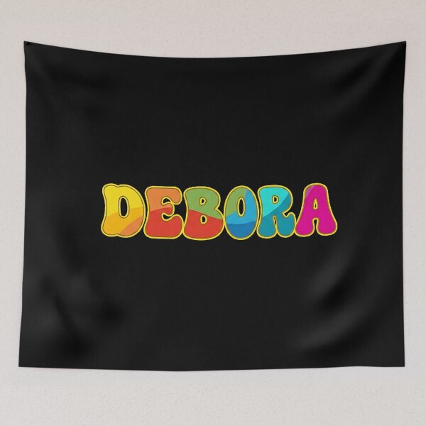 Item preview, ❤️ Debora Personalized Name Wavy Retro Shirt, Coffee Mug, Sticker Gift designed and sold by HelixPedia.