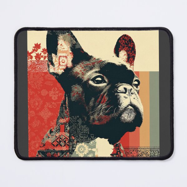 Item preview, Patchwork French Bulldog puppy dog designed and sold by MendaciousMina.