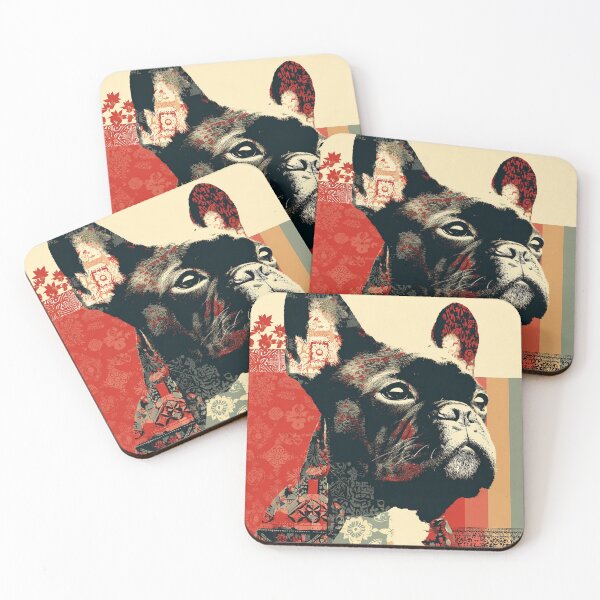 Item preview, Patchwork French Bulldog puppy dog designed and sold by MendaciousMina.