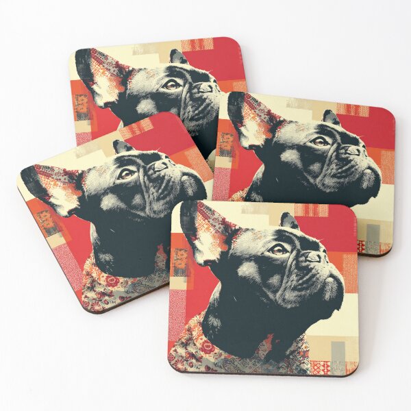 Item preview, Patchwork French Bulldog puppy dog designed and sold by MendaciousMina.