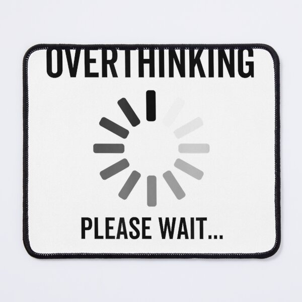 Item preview, Overthinking Please Wait Social Anxiety Awkward Introvert T-Shirt designed and sold by gidget-gadget.