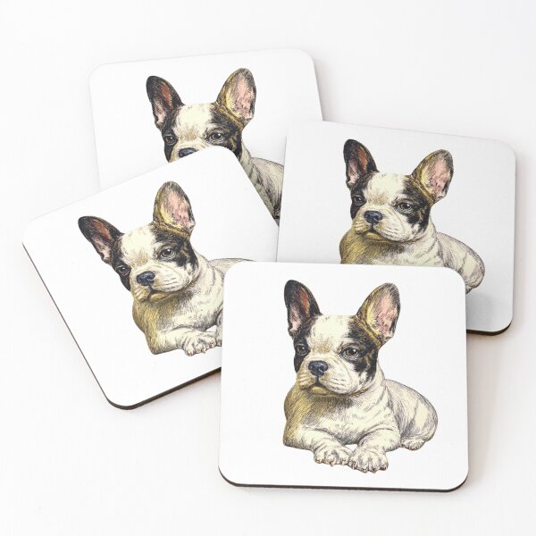 Item preview, Antique French Bulldog puppy dog designed and sold by MendaciousMina.