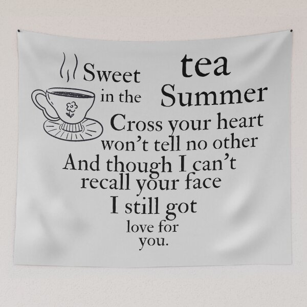 Item preview, Sweet Tea in the Summer Seven Folklore Lyric Art designed and sold by Niji Hibana.
