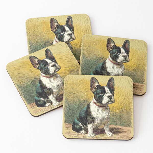Item preview, Antique French Bulldog puppy dog designed and sold by MendaciousMina.