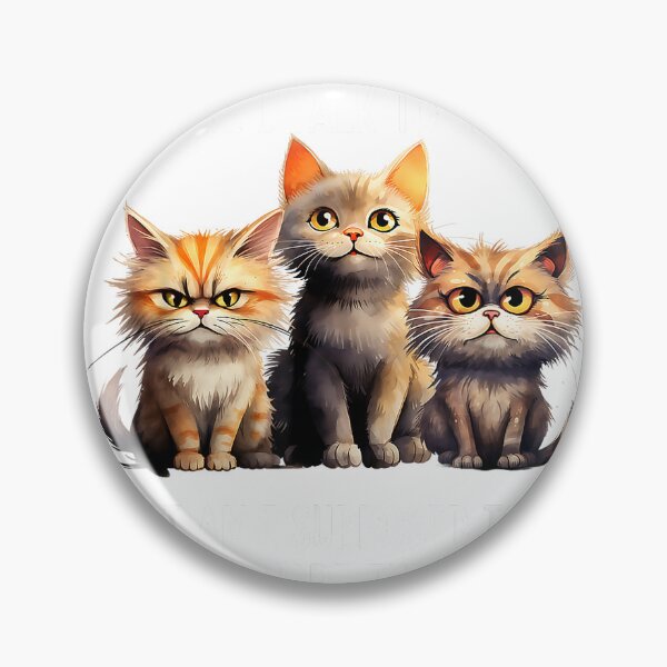 Item preview, People Think I'm Crazy Because I Talk to My Cats T-Shirt designed and sold by gidget-gadget.