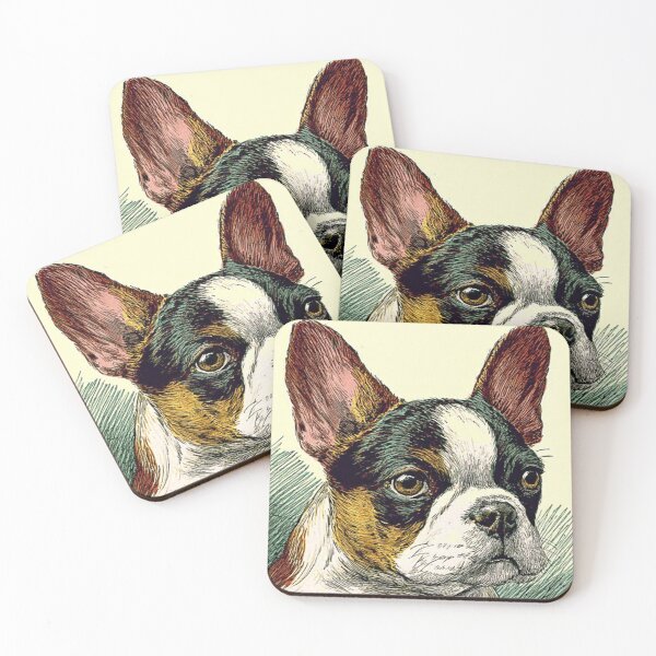 Item preview, Antique French Bulldog puppy dog designed and sold by MendaciousMina.