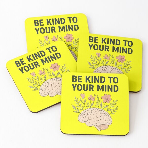 Item preview, Be Kind to Your Mind Wildflower Brain designed and sold by Noxivora.